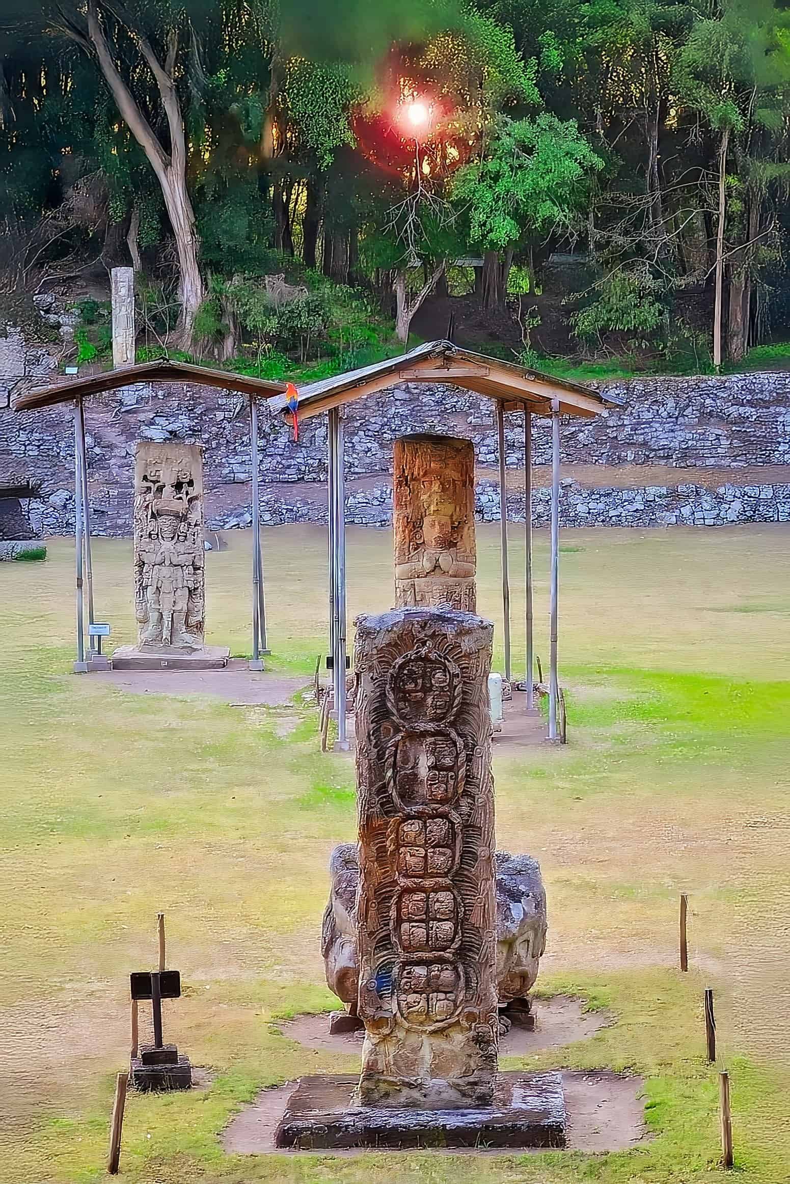 Stelas F C and B - Spring equinox Copan